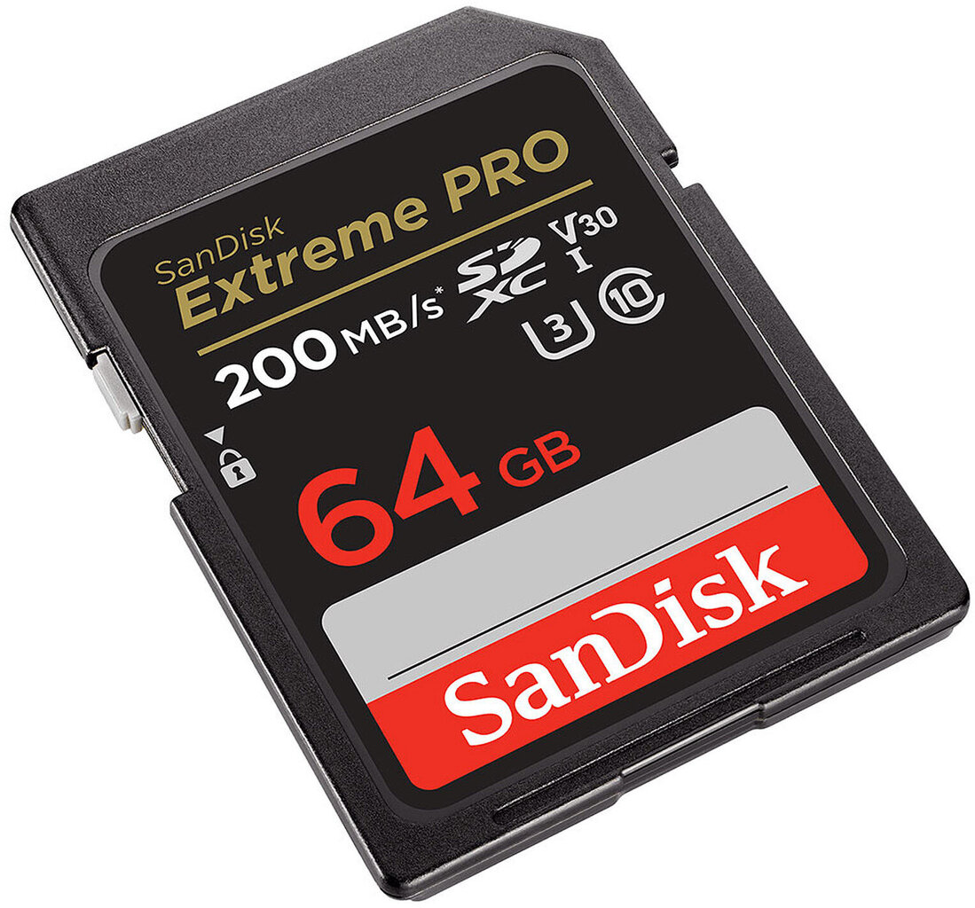 Sandisk atmiņas karte SDXC 64GB Extreme Pro cena un informācija | Atmiņas kartes mobilajiem telefoniem | 220.lv