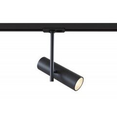 LED sliežu prožektors Maytoni Technical melns 1xGU10 TR005-1-GU10-B cena un informācija | Sliežu apgaismojuma sistēmas | 220.lv