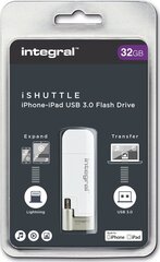 Integral iShuttle USB 3.0 32 GB цена и информация | USB накопители | 220.lv