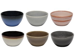 Keramikas bļodu komplekts EARTH, 6 gab. цена и информация | Посуда, тарелки, обеденные сервизы | 220.lv