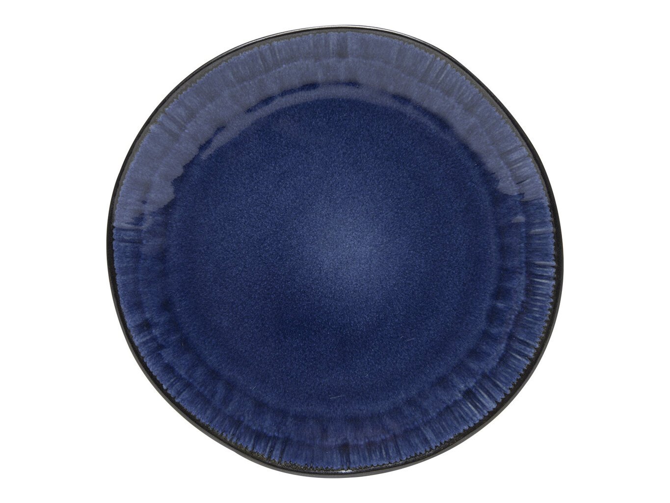 Keramikas šķīvju komplekts BLACK Jeans GRANAT, 22 cm, 6 gab. cena un informācija | Trauki, šķīvji, pusdienu servīzes | 220.lv