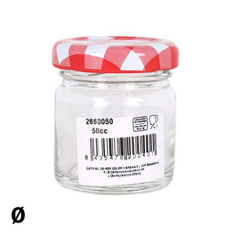 Stikla Burka: Tilpums - 33 cc - ø 4,3 x 4 cm цена и информация | Trauki pārtikas uzglabāšanai | 220.lv
