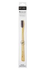 Bamboo-Up зубная щетка для взрослых, черная, мягкая цена и информация | Зубные щетки, пасты | 220.lv