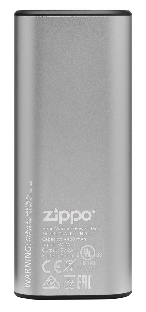 Zippo HeatBank® 6 uzlādējams roku sildītājs + strāvas banka cena un informācija | Lādētāji-akumulatori (Power bank) | 220.lv