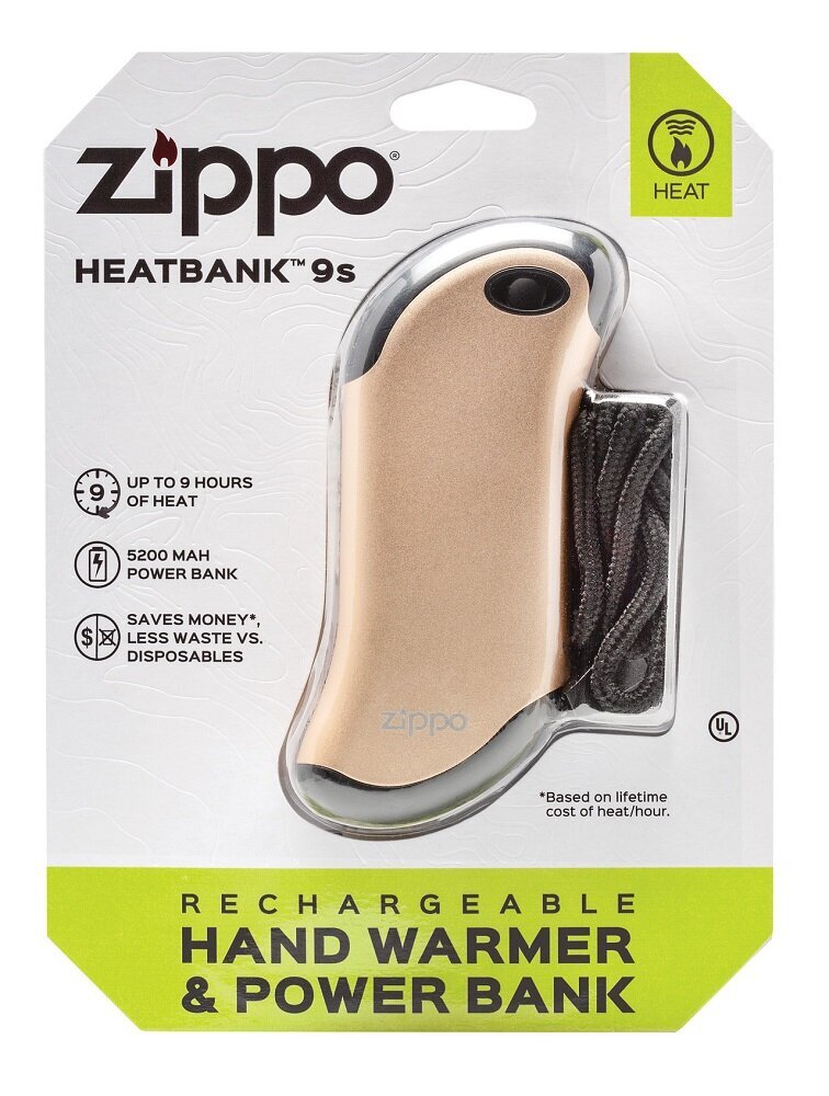 Zippo HeatBank® 9s uzlādējams roku sildītājs + Power bank цена и информация | Lādētāji-akumulatori (Power bank) | 220.lv