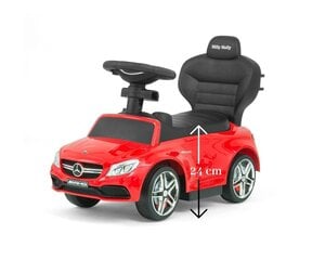 Transportlīdzeklis "Mercedes-AMG C63 Coupe" ar rokturi, sarkans cena un informācija | Rotaļlietas zīdaiņiem | 220.lv