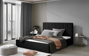 Кровать E-Аudrey, чёрная цена и информация | Кровати | 220.lv