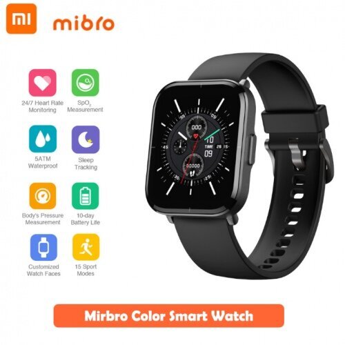 Mibro Color Black cena un informācija | Viedpulksteņi (smartwatch) | 220.lv