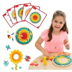 Krāsaina koka puzle - Mandala cena un informācija | Rotaļlietas zīdaiņiem | 220.lv