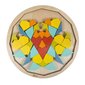 Krāsaina koka puzle - Mandala cena un informācija | Rotaļlietas zīdaiņiem | 220.lv