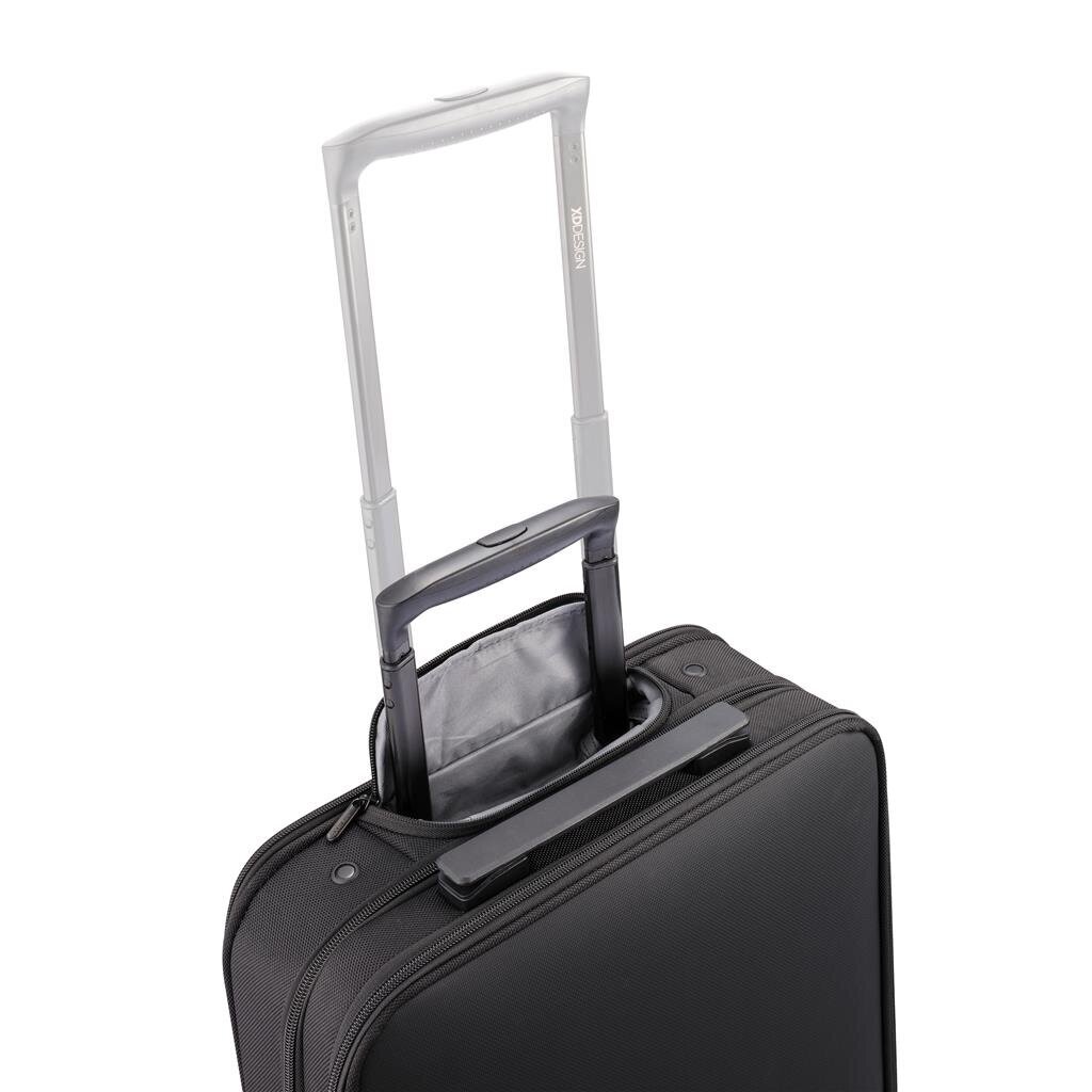 XD DESIGN ceļojumu soma FLEX FOLDABLE TROLLEY BLACK P/N: P705.811 cena un informācija | Koferi, ceļojumu somas | 220.lv