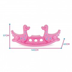 Качалка Woopie Dino, розовая цена и информация | Качели | 220.lv