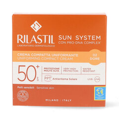 Kompakts brūnējošs pulveris Rilastil Sun System Spf 50+ Doré (10 g) cena un informācija | Grima bāzes, tonālie krēmi, pūderi | 220.lv