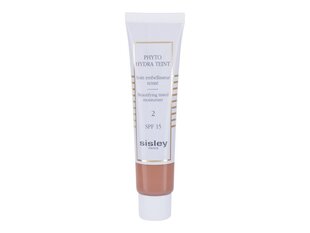 Sisley Phyto Hydra Teint Beautifying Tinted Moisturizer SPF15 - Tonālais krēms 40 ml, 2 Medium #D9AB93 цена и информация | Пудры, базы под макияж | 220.lv