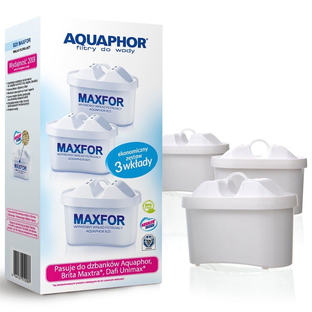 Aquaphor B100-25 Maxfor cena un informācija | Ūdens filtri | 220.lv