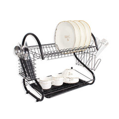 Dish drying rack 38 cm MR-1025-38 black Maestro цена и информация | Кухонные принадлежности | 220.lv