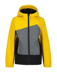 Icepeak bērnu softshell jaka Kenmore 51913-2*438, dzeltens/pelēks 6438522639622 cena un informācija | Zēnu virsjakas | 220.lv