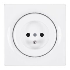 Fibaro Walli N socket-outlet Type E White цена и информация | Электрические выключатели, розетки | 220.lv