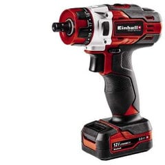 Einhell TE-CD 1 1400 RPM Keyless 1.16 kg Black, Red cena un informācija | Skrūvgrieži, urbjmašīnas | 220.lv