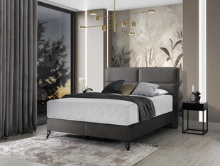Кровать NORE Safiro, 160x200 см, темно-серый цвет цена и информация | Кровати | 220.lv