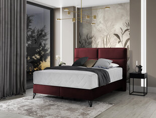 Кровать NORE Safiro, 160x200 см, вишня цена и информация | Кровати | 220.lv