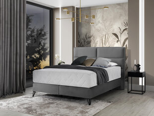 Кровать NORE Safiro, 160x200 см, серый цвет цена и информация | Кровати | 220.lv