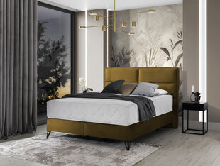 Кровать NORE Safiro, 140x200 см, желтый цвет цена и информация | Кровати | 220.lv