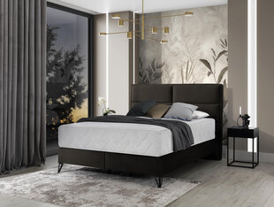 Кровать NORE Safiro, 140x200 см, черный цвет цена и информация | Кровати | 220.lv