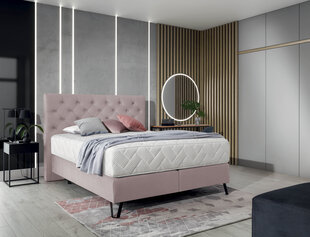 Кровать NORE Cortina, 180x200 см, светло-розовый цвет цена и информация | Кровати | 220.lv