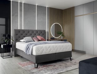 Кровать NORE Cortina, 180x200 см, серый цвет цена и информация | Кровати | 220.lv