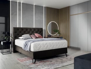 Кровать NORE Cortina, 180x200 см, темно-коричневый цвет цена и информация | Кровати | 220.lv