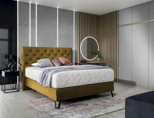Кровать NORE Cortina, 140x200 см, желтый цвет цена и информация | Кровати | 220.lv