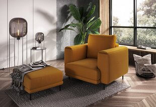 Кресло NORE Dalia, желтый цвет цена и информация | Кресла в гостиную | 220.lv