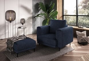 Кресло NORE Dalia, темно-синий цвет цена и информация | Кресла в гостиную | 220.lv