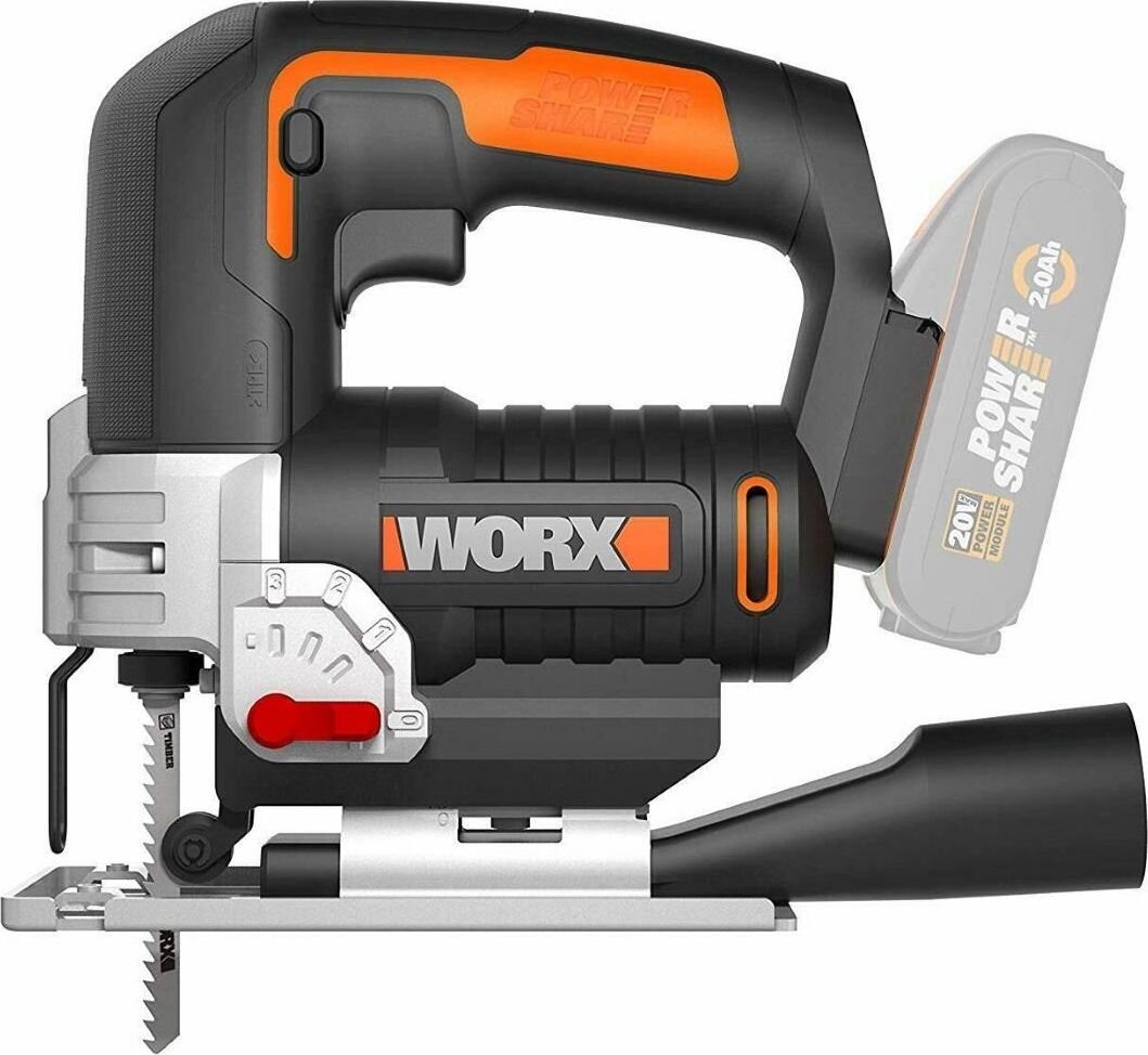 Finierzāģis WORX WX543.9 цена и информация | Zāģi, ripzāģi | 220.lv