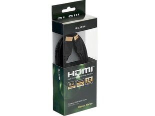 BLOW HDMI-HDMI 5m CLASSIC simple cena un informācija | Kabeļi un vadi | 220.lv