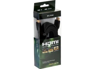 Blow 92-608, HDMI, 5 м цена и информация | Кабели и провода | 220.lv