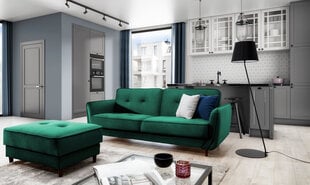 Dīvāns NORE Bellis, zaļš cena un informācija | Dīvāni | 220.lv
