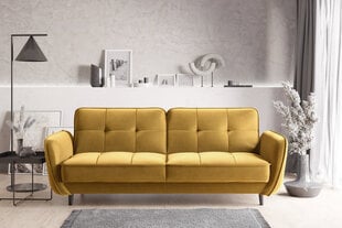 Dīvāns NORE Bellis, dzeltens cena un informācija | Dīvāni | 220.lv
