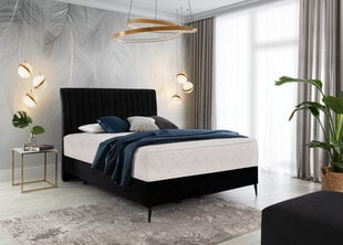 Кровать NORE Blanca, 140x200 см, черный цвет цена и информация | Кровати | 220.lv