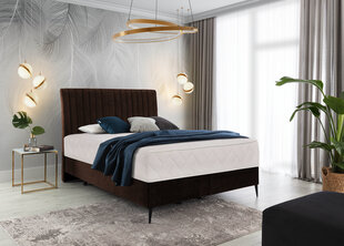 Кровать NORE Blanca, 140x200 см, темно-коричневый цвет цена и информация | Кровати | 220.lv