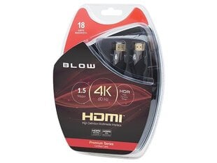 Blow, HDMI, 1.5 м цена и информация | Кабели и провода | 220.lv