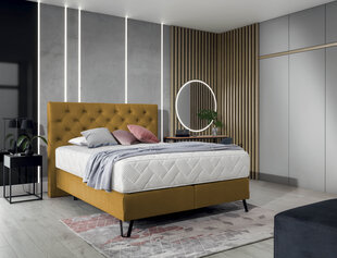 Кровать NORE Cortina, 140x200 см, желтый цвет цена и информация | Кровати | 220.lv