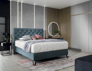 Кровать NORE Cortina, 160x200 см, синий цвет цена и информация | Кровати | 220.lv