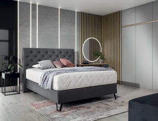 Кровать NORE Cortina, 160x200 см, темно-серый цвет цена и информация | Кровати | 220.lv