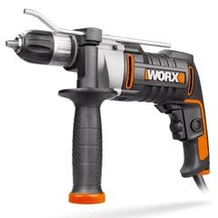 Worx WX318 Impact drill 810W 13mm, case цена и информация | Шуруповерты, дрели | 220.lv