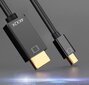 Adapteris Mini DisplayPort HDMI Cable 4k Thunderbolt 180cm Kabelis Macbook Pro Air Un Citiem цена и информация | Kabeļi un vadi | 220.lv