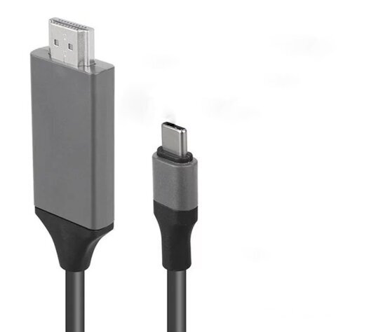 Kabeļa Adapteris MHL USB-C Uz HDMI 4K Thunderbolt 3.0, Kas Paredzēts Macbook Pro Air Samsung Un Citiem cena un informācija | Kabeļi un vadi | 220.lv