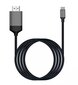 Kabeļa Adapteris MHL USB-C Uz HDMI 4K Thunderbolt 3.0, Kas Paredzēts Macbook Pro Air Samsung Un Citiem цена и информация | Kabeļi un vadi | 220.lv