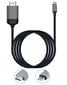 Kabeļa Adapteris MHL USB-C Uz HDMI 4K Thunderbolt 3.0, Kas Paredzēts Macbook Pro Air Samsung Un Citiem цена и информация | Kabeļi un vadi | 220.lv